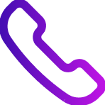 Phone icon with purple to violet overlay