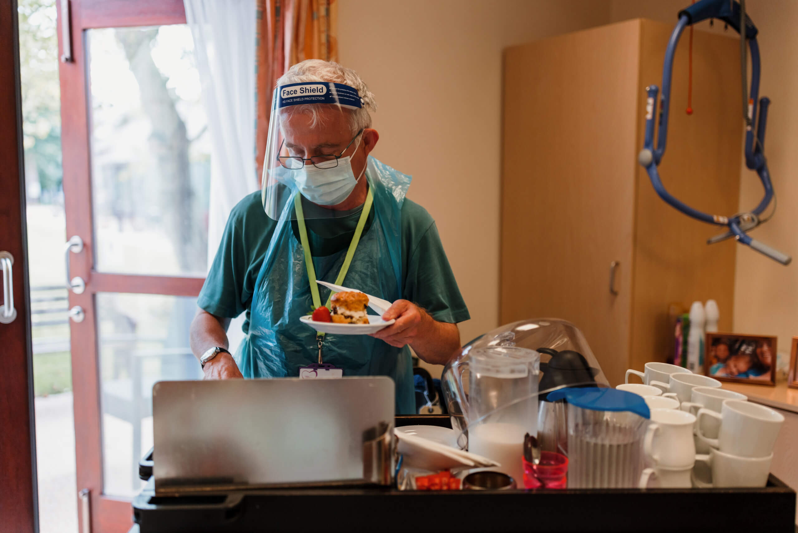 The Catering Team are supported by volunteers.