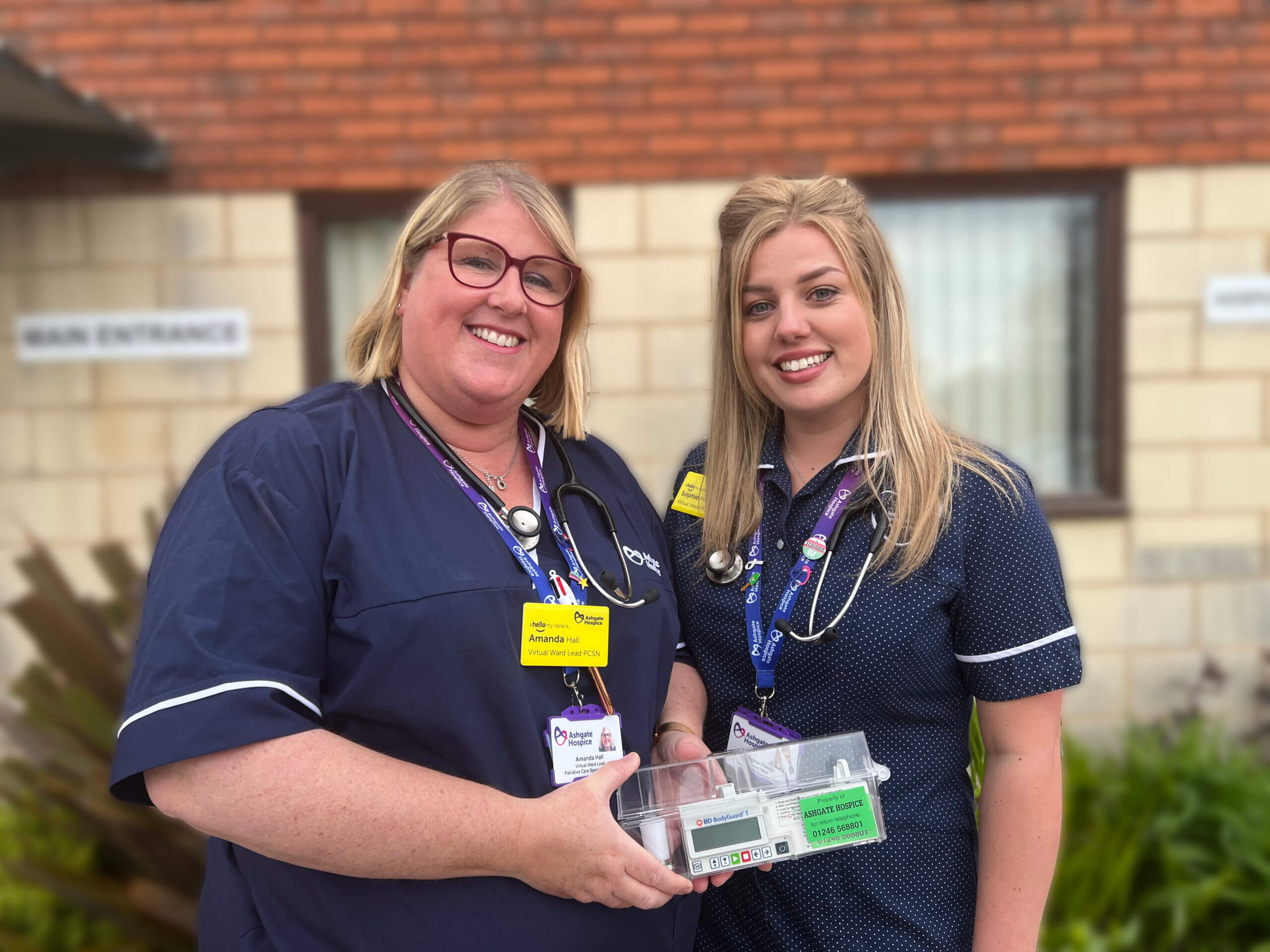 Palliative Care Specialist Nurses from Ashgate Hospice's Virtual Ward