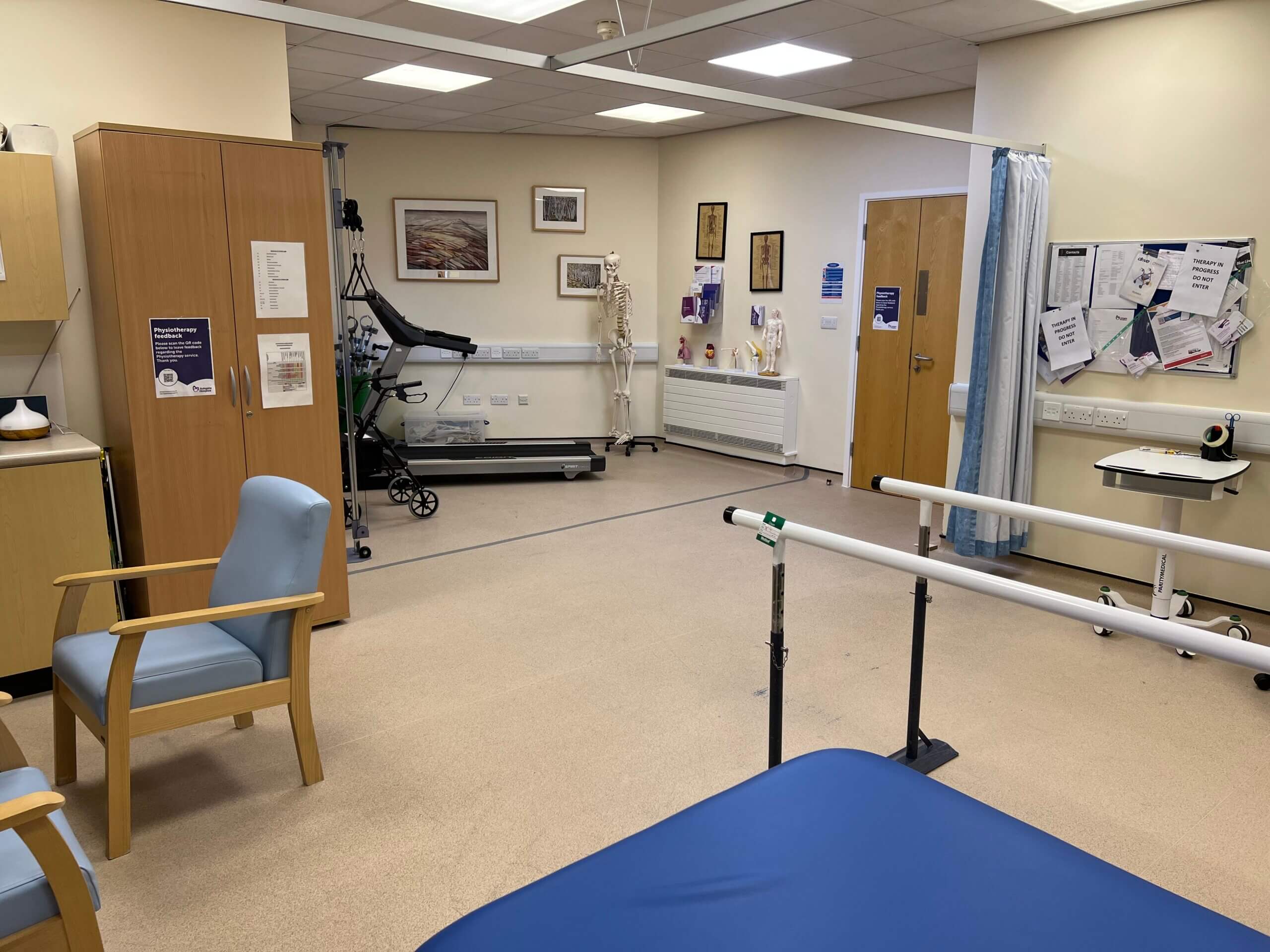 Image of the current gym at Ashgate Hospice.