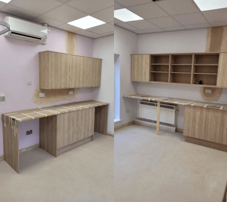 Refurbishment progress photo