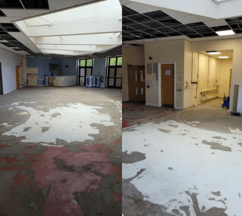 Refurbishment progress photo