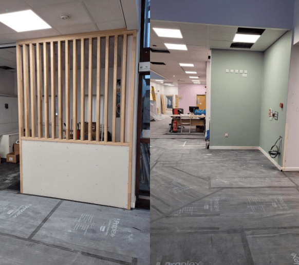 Progress of Ashgate Hospice Day Services Refurb