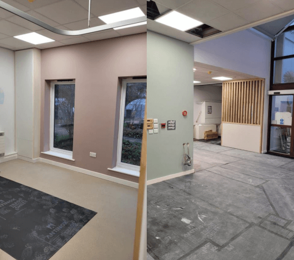Progress of Ashgate Hospice Day Services Refurb