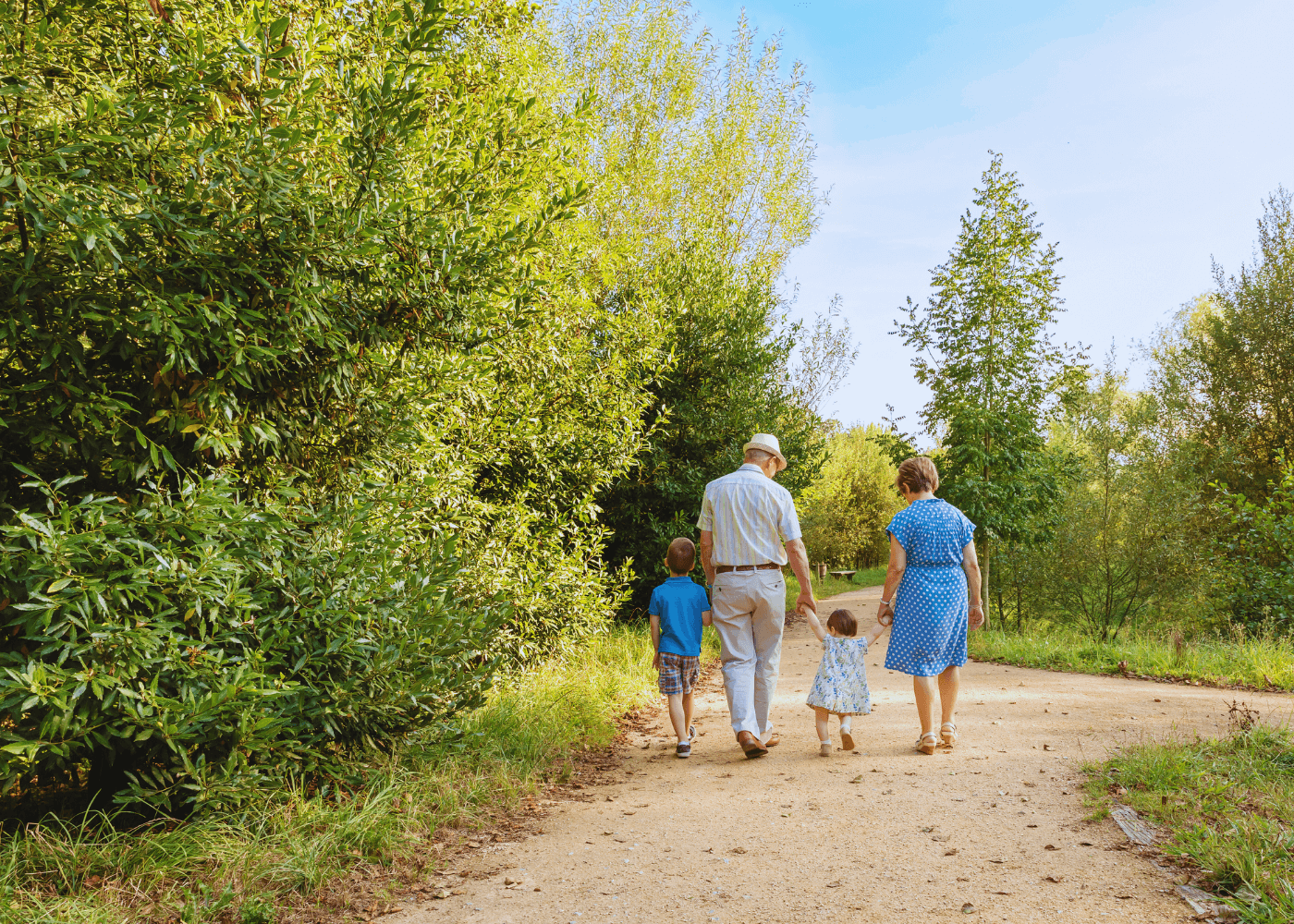 Grandparent and child